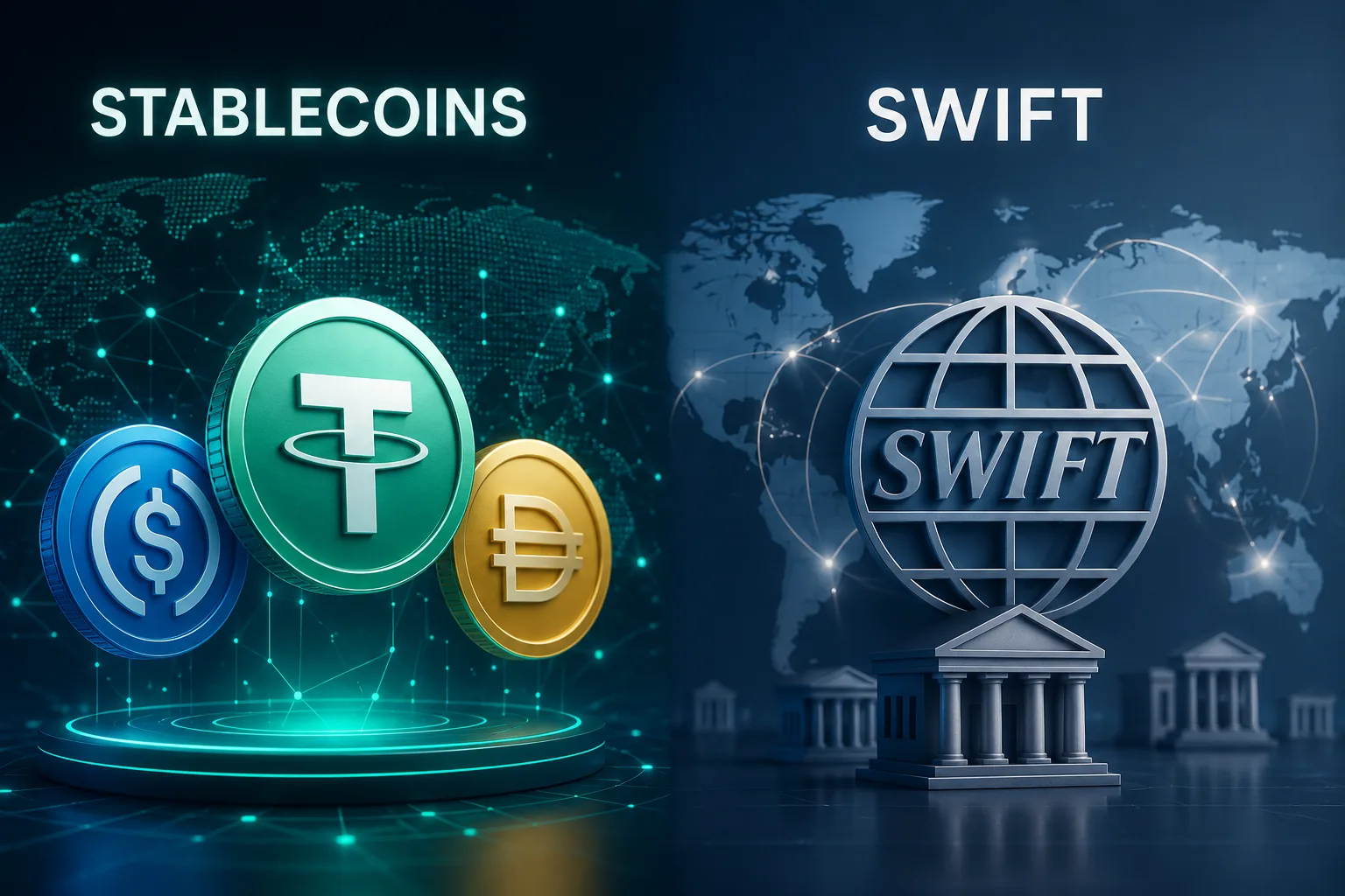 ¿Qué es mejor para enviar dinero al mundo en 2026: Stablecoins o Transferencias SWIFT?