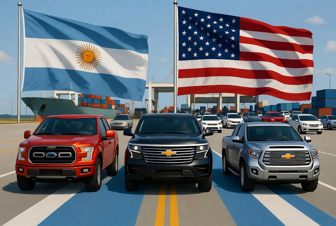 Argentina importará 10.000 autos desde EEUU sin aranceles: qué marcas pelean por el cupo
